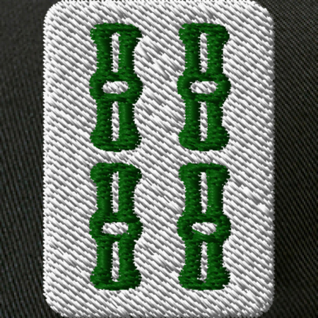 【ワンポイント刺繍】麻雀コットンキャップ