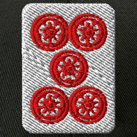 【ワンポイント刺繍】麻雀コットンキャップ