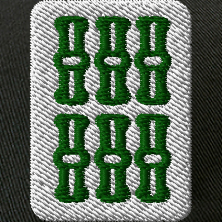 【ワンポイント刺繍】麻雀コットンキャップ