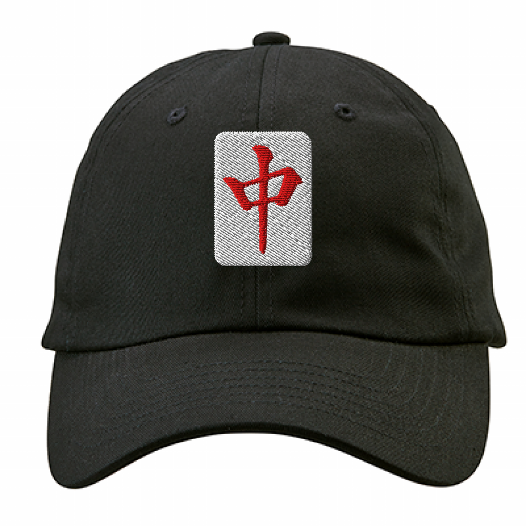 【ワンポイント刺繍】麻雀コットンキャップ