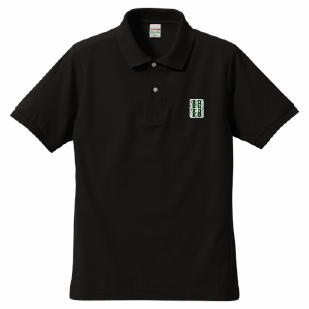 【ワンポイント刺繍】麻雀ポロシャツ(5.3オンス)