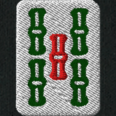 【ワンポイント刺繍】麻雀ポロシャツ(5.3オンス)