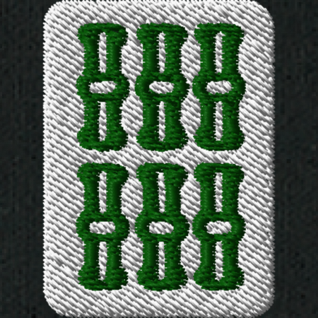 【ワンポイント刺繍】麻雀ポロシャツ(5.3オンス)