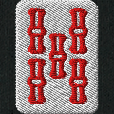 【ワンポイント刺繍】麻雀ポロシャツ(5.3オンス)