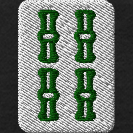 【ワンポイント刺繍】麻雀パーカー(10.0オンス)