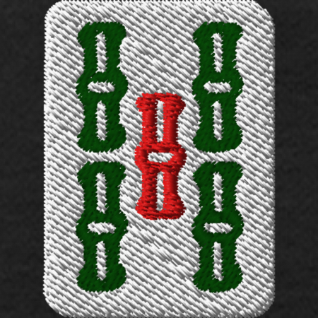 【ワンポイント刺繍】麻雀パーカー(10.0オンス)