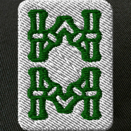 【ワンポイント刺繍】麻雀コットンキャップ