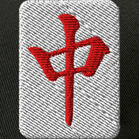 【ワンポイント刺繍】麻雀コットンキャップ