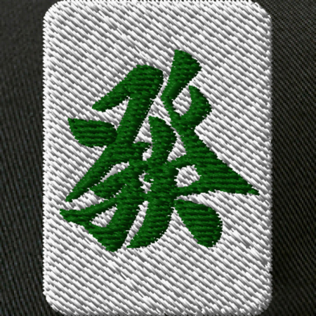 【ワンポイント刺繍】麻雀コットンキャップ