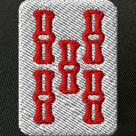 【ワンポイント刺繍】麻雀コットンキャップ