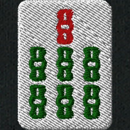 【ワンポイント刺繍】麻雀ポロシャツ（5.3オンス）