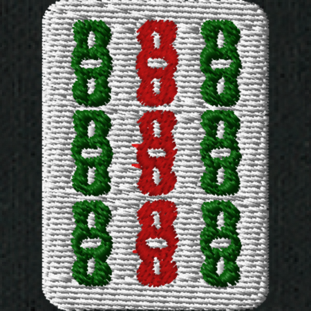 【ワンポイント刺繍】麻雀ポロシャツ（5.3オンス）