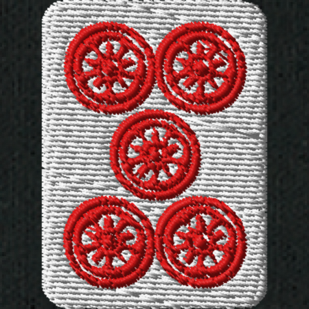 【ワンポイント刺繍】麻雀ポロシャツ（5.3オンス）