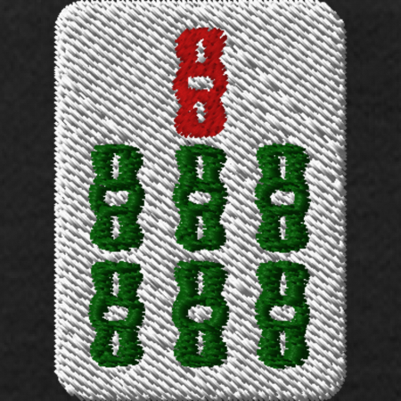 【ワンポイント刺繍】麻雀パーカー（10.0オンス）