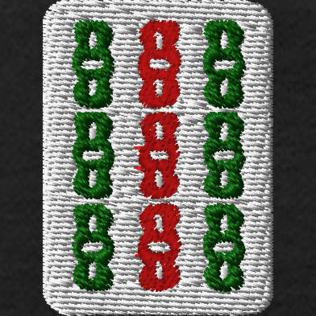 【ワンポイント刺繍】麻雀パーカー（10.0オンス）